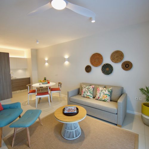 Domaine de Grand Baie - Apartment living room-kitchen