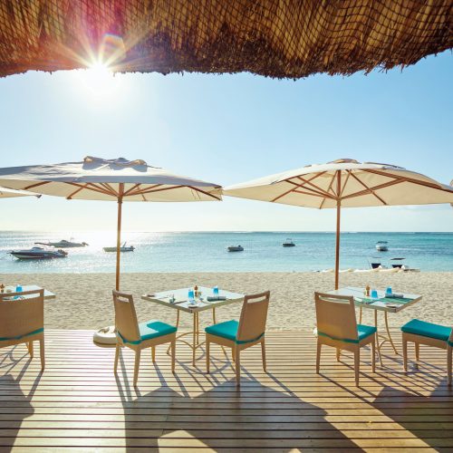 Lux Le Morne-beach terrasse