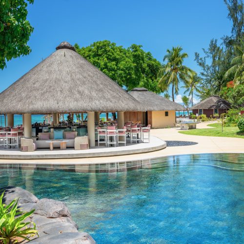 Hilton-Coquillages Bar and Pool View