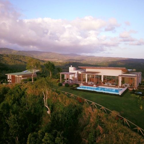 Chalets Chamarel-aerial